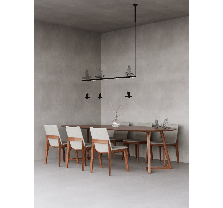 Лінійний підвісний світильник FS pendant linear 15004