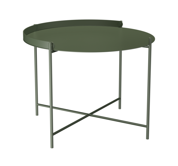 Столик Edge Ø65 Olive Green1
