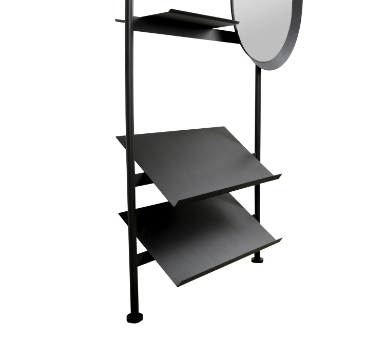 Вішалка настінна з дзеркалом Entry Kit5 1910*970 Black8