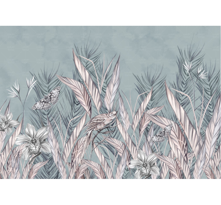 Безшовні фотошпалери Flora fauna4