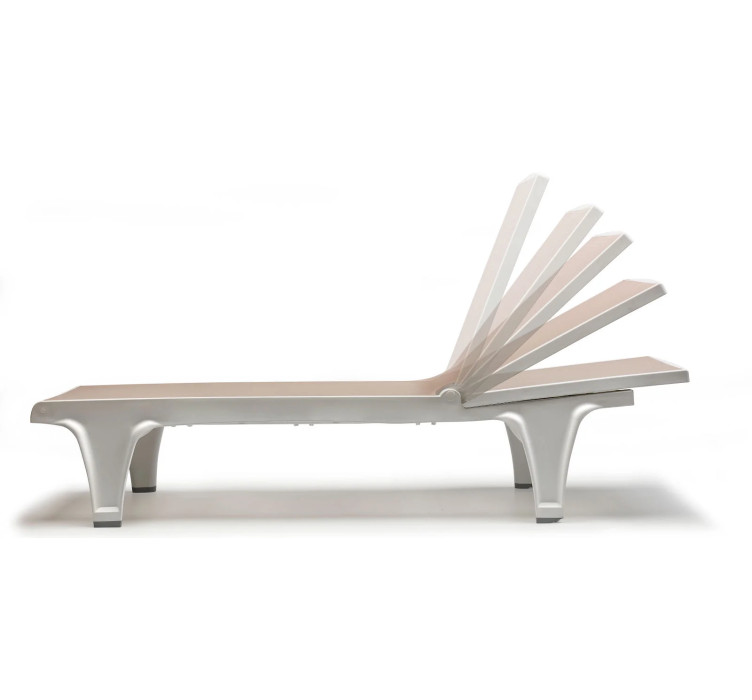Шезлонг Tahiti White Dove Grey2