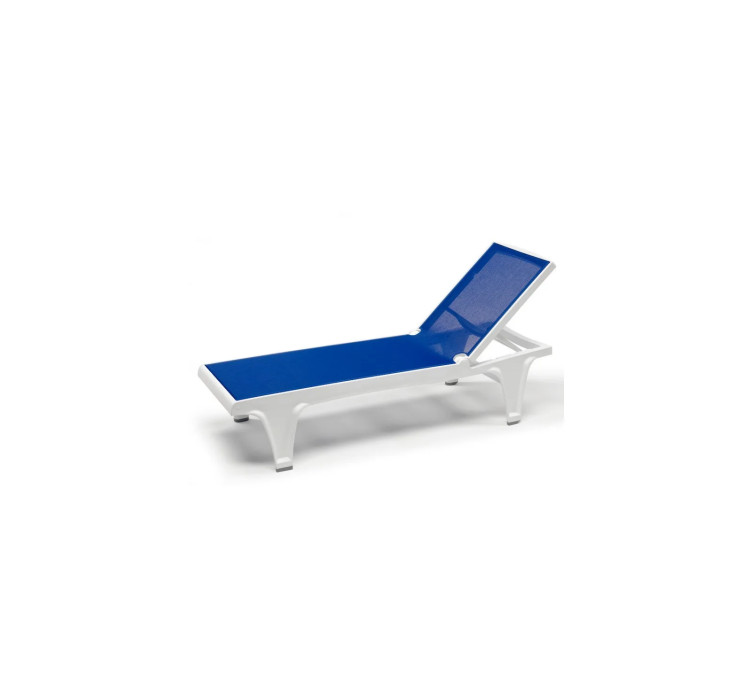 Шезлонг Tahiti White Blue4