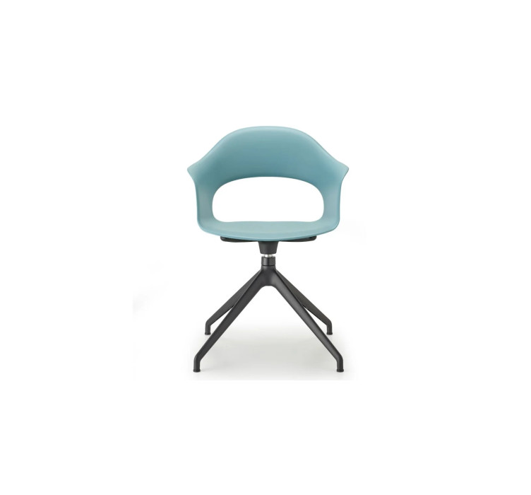 Крісло Lady B 2597 Light Blue Black2