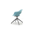 Крісло Lady B 2597 Light Blue Black1
