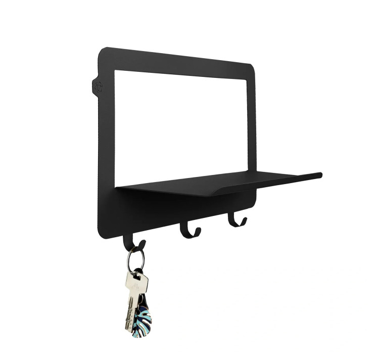 Поличка настінна Side Н3 195*300 Black2