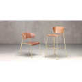 Барный стул Lisa Wood 2854 Satin Brass Walnut4