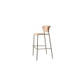 Барний стілець Lisa Wood 2854 Nickel Oak2