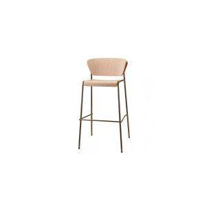 Барний стілець Lisa Wood 2854 Nickel Oak