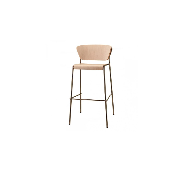 Барний стілець Lisa Wood 2854 Nickel Oak1
