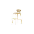 Барный стул Lisa 2855 Satin Brass Dove Grey2