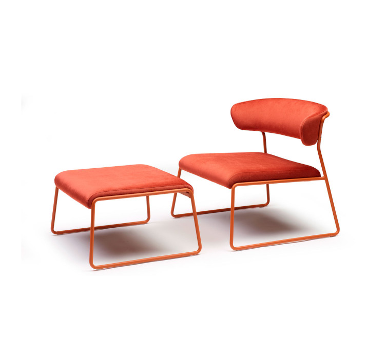Пуф Lisa Lounge Terracotta Orange3