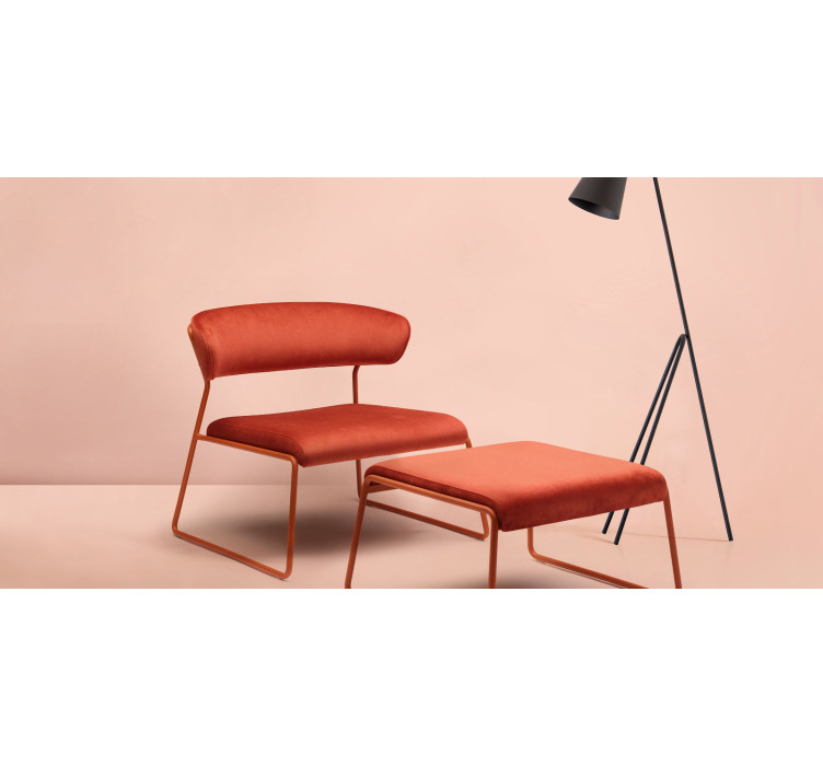 Пуф Lisa Lounge Terracotta Orange4