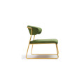 Лаунж-кресло Lisa Lounge 2858 Satin brass Olive4