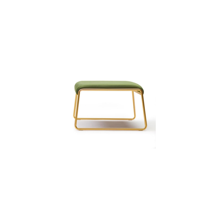 Пуф Lisa Lounge Satin brass Olive4