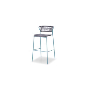 Барний стілець Lisa 2871 Filò Blue Antracite