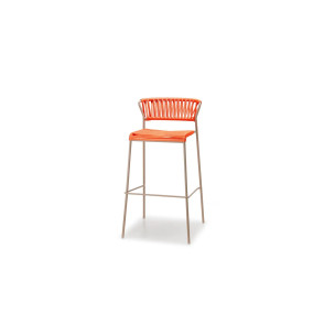 Барний стілець Lisa 2871 Filò Dove Grey Orange