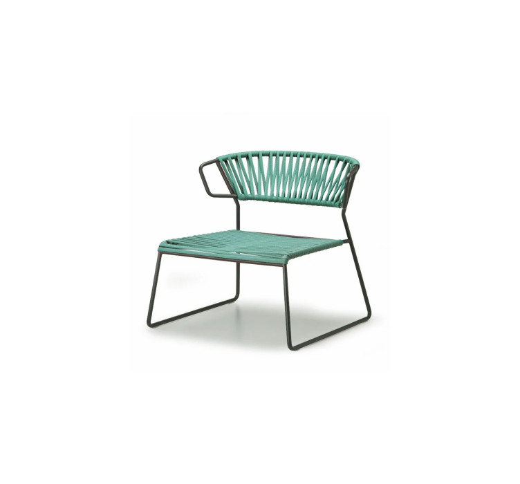 Лаунж-кресло Lisa Lounge Filò Mint Antracite1