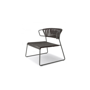 Лаунж-крісло Lisa Lounge Filò Black Antracite
