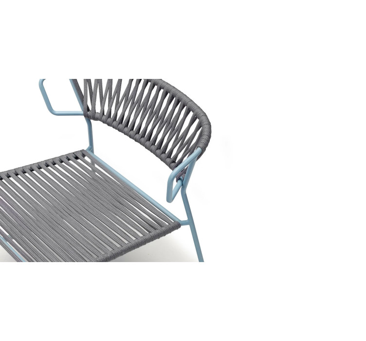 Лаунж-крісло Lisa Lounge Filò Antracite Light Blue3