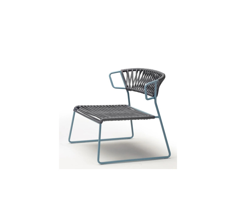 Лаунж-крісло Lisa Lounge Filò Antracite Light Blue1