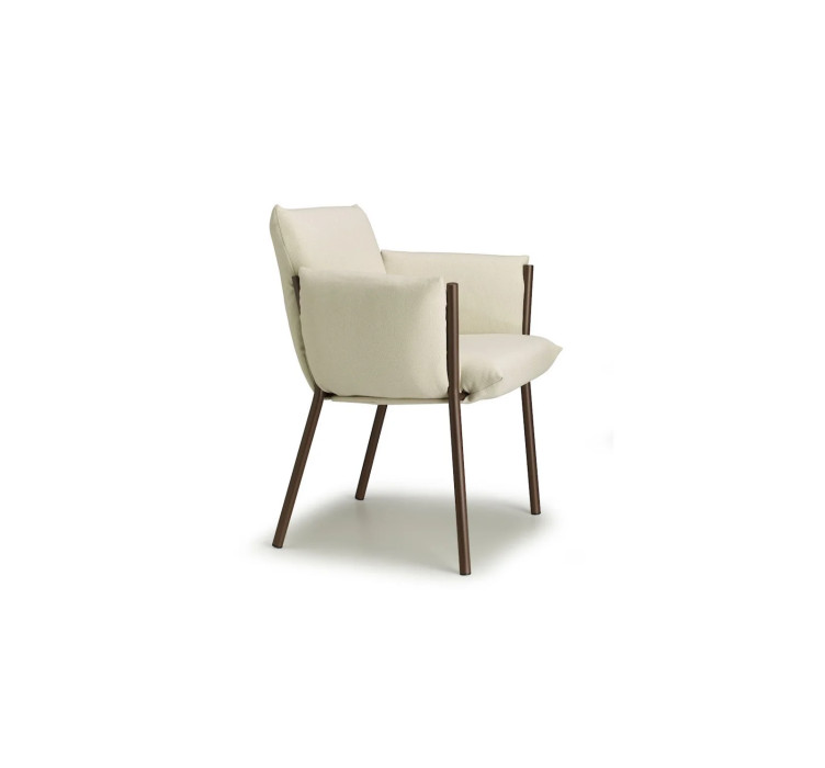 Крісло Brezza 2898 Matt Bronze Linen2