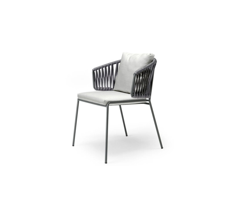 Кресло с подушкой Lisa Filò Nest 2899 Antracite Ice2