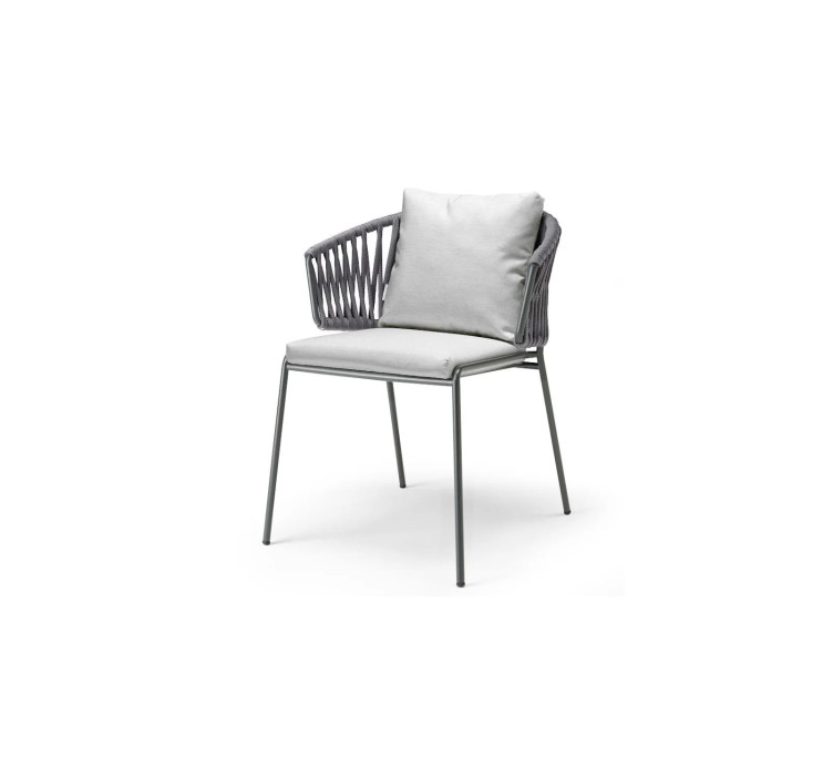 Кресло с подушкой Lisa Filò Nest 2899 Antracite Ice1