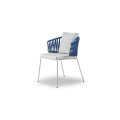 Крісло з подушкою Lisa Filò Nest 2899 Linen Midnight Ice2
