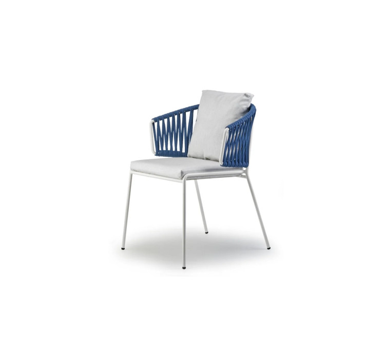 Крісло з подушкою Lisa Filò Nest 2899 Linen Midnight Ice2