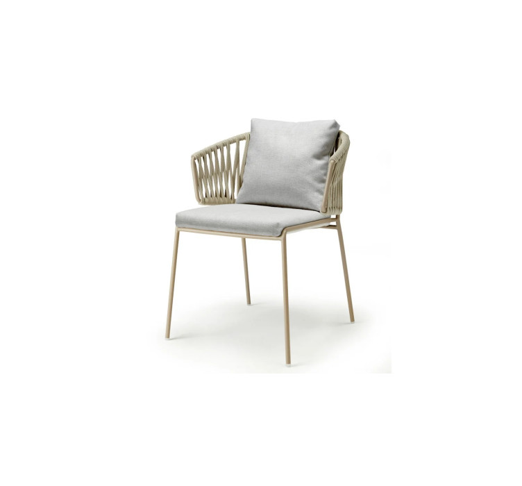 Уличное кресло Lisa Filò Nest 2899 Dove Grey Clay White6