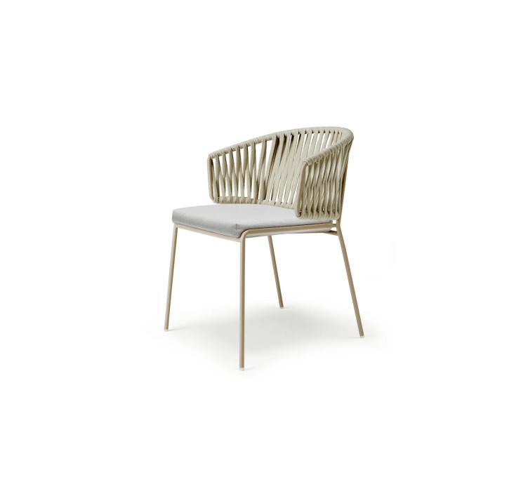 Уличное кресло Lisa Filò Nest 2899 Dove Grey Clay White5