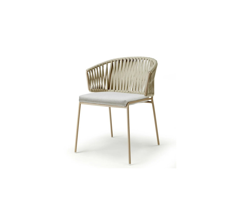 Уличное кресло Lisa Filò Nest 2899 Dove Grey Clay White1