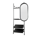 Вішалка настінна з дзеркалом Entry Kit5 1910*970 Black3
