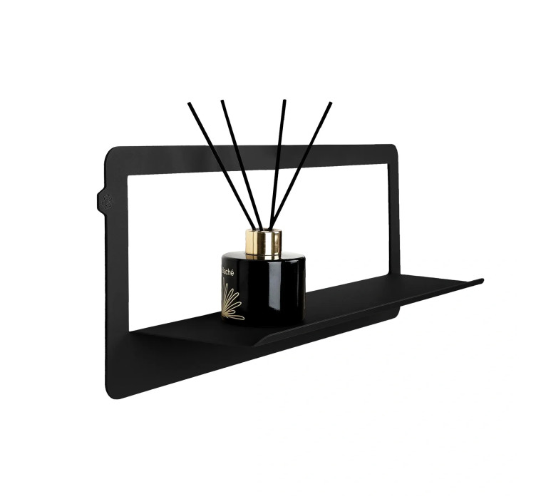 Поличка настінна Side 195*470 Black2