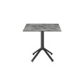 Обеденный стол Nemo Folding 80x80 Concrete1