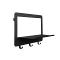 Поличка настінна Side Н3 195*300 Black1