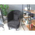 Лаунж крісло Cozy Leaf black ShishkaProject2