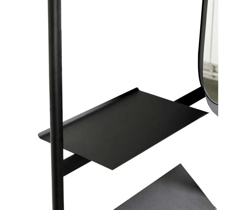 Вішалка настінна з дзеркалом Entry Kit5 1910*970 Black9