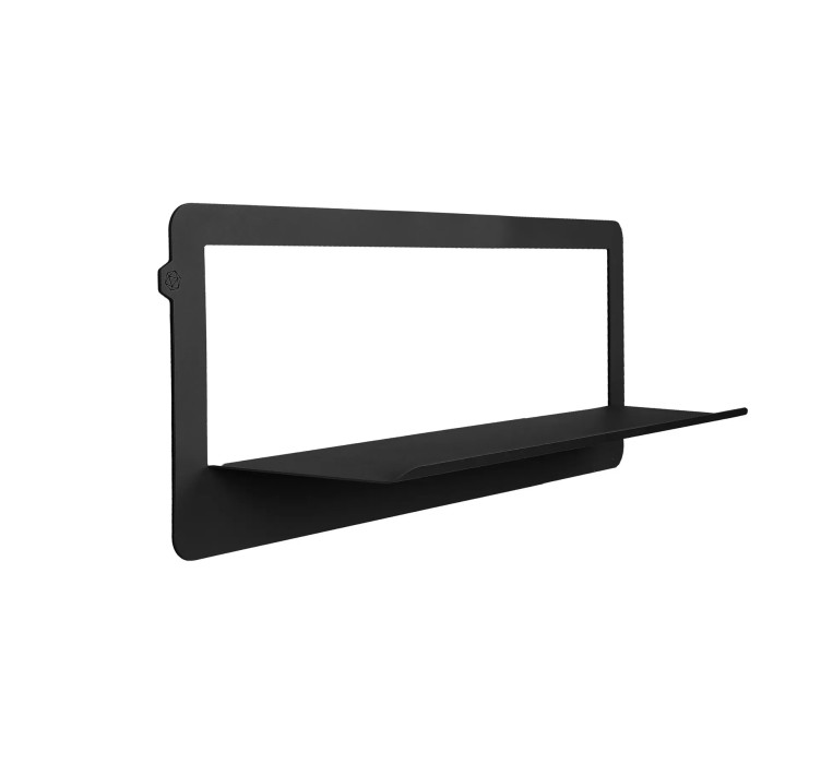 Поличка настінна Side 195*470 Black1