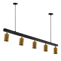 Підвісний світильник Chime GU10 СL90-5 Black / BrushGold1