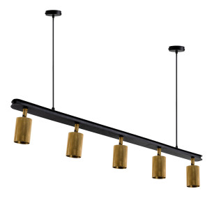 Підвісний світильник Chime GU10 СL90-5 Black / BrushGold