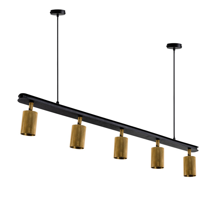 Підвісний світильник Chime GU10 СL90-5 Black / BrushGold1