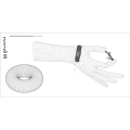 Дизайнерские обои Hands polygon BW by Yevhenii Litvinenko1