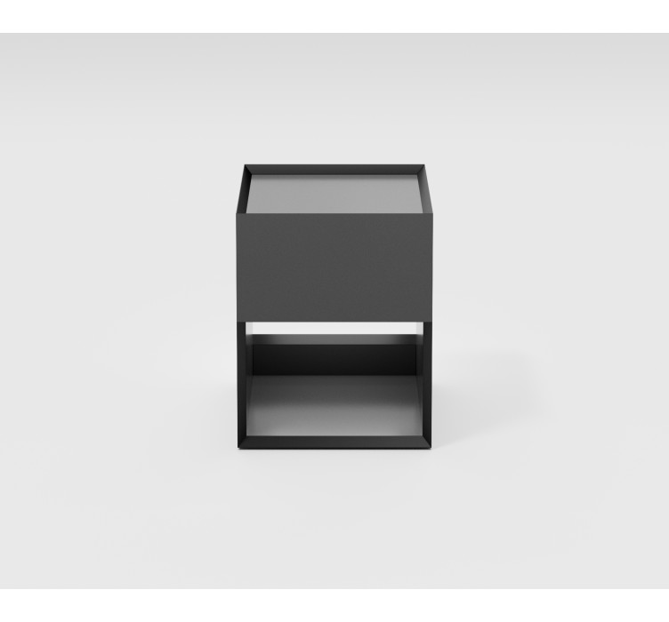 Тумба пряма приліжкова Beta 2 Gray3