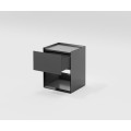 Тумба пряма приліжкова Beta 2 Gray2