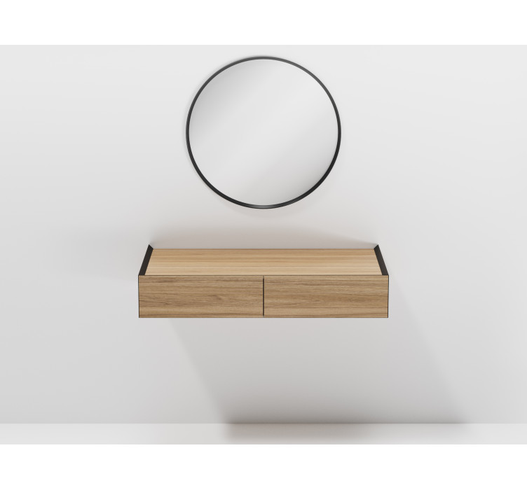Туалетний підвісний столик з двома шухлядами Beta 5 Wood4