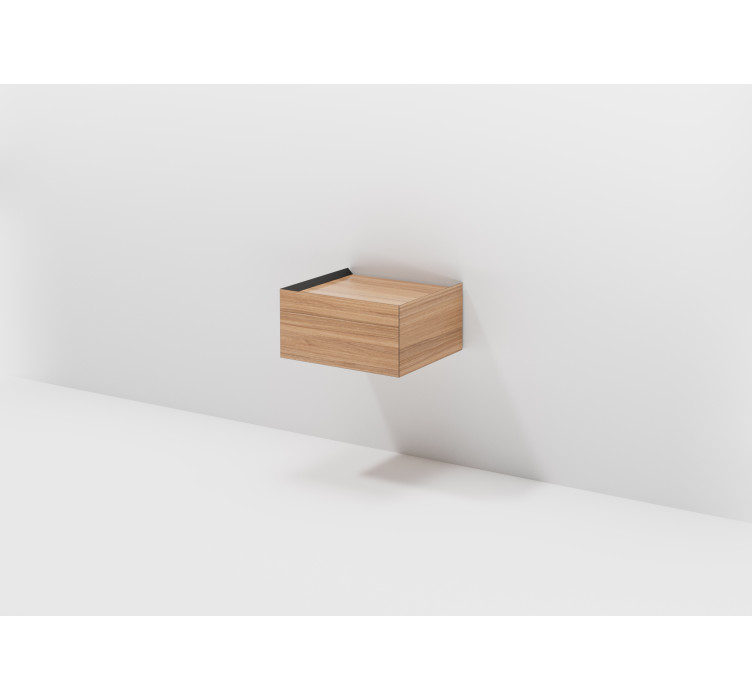 Підвісна приліжкова тумба з шухлядою Beta 1 Wood1