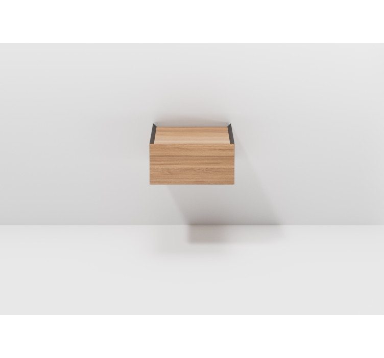 Підвісна приліжкова тумба з шухлядою Beta 1 Wood3
