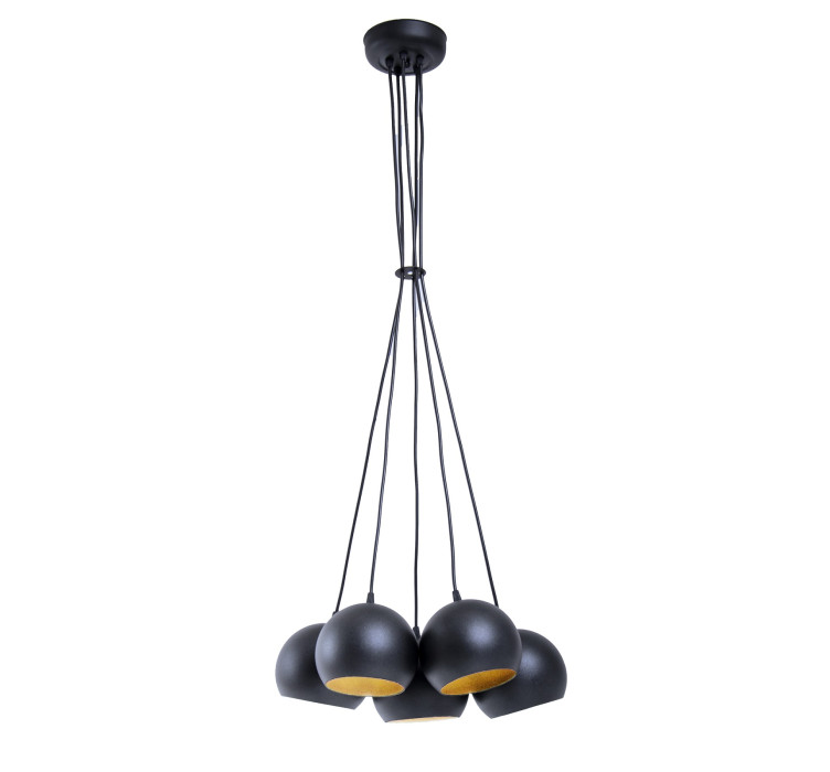 Люстра Bowl С150-5 Black/Gold1