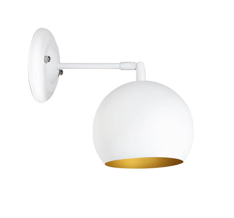 Бра Bowl W150 White/Gold1